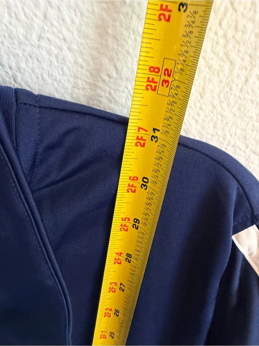 adidas Men's Navy Blue Zip-Up Windbreaker with White Three-Stripes